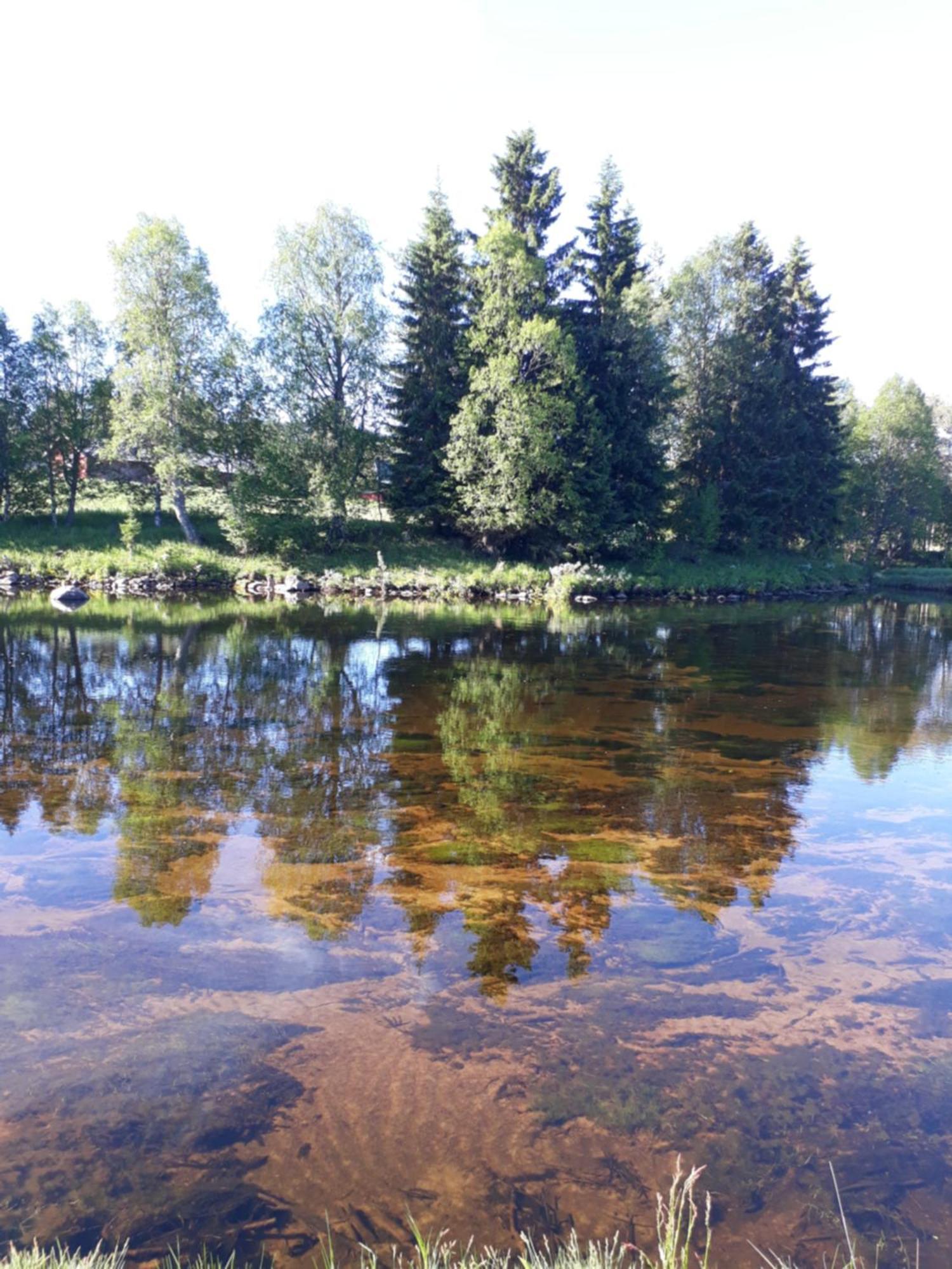 Hytte Anno 1721 Uten Internett, Strom, Vann - Men Med Rodmalt Utedo Ljordal Bagian luar foto
